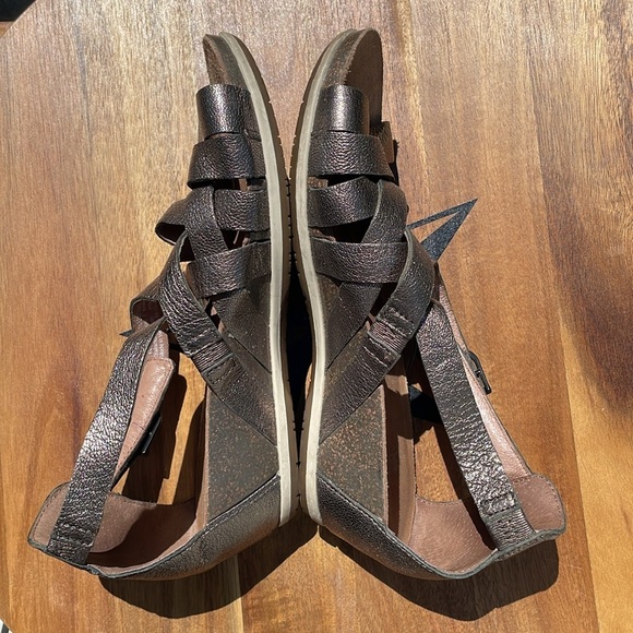 Dansko Women’s Vivian’ Gladiator Sandals Pewter Nappa Size 36 - Picture 8 of 11